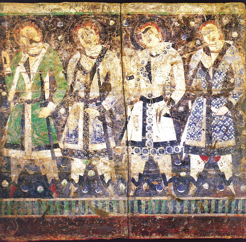 Xinjiang800px-Kizil_cave_8_donor_figures.jpg