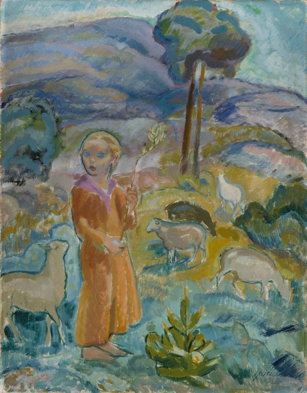 Yrjö_Ollila_-_Shepherdess_-_A_II_1077_-п_Finnish_National_Gallery.jpg